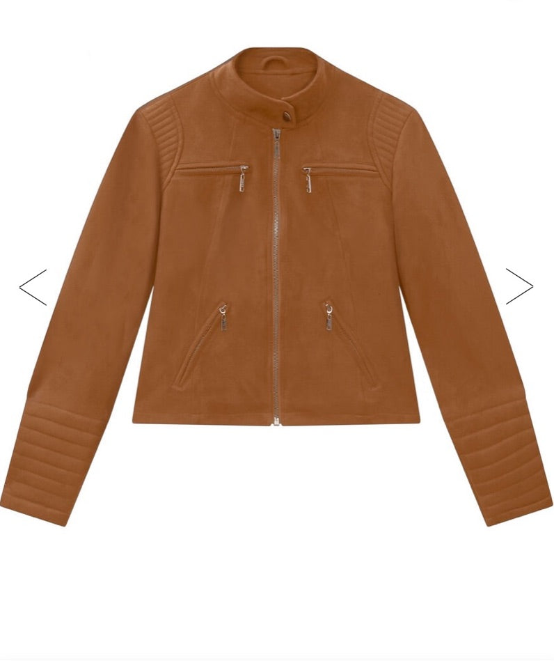 Jaqueta Suede Feminina Caramelo Casaco Feminino Jaqueta Em Suede