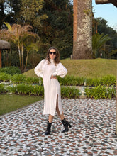 VESTIDO TRICOT MIDI GOLA ALTA MIRAGE 16157 DI LUSSO TUART