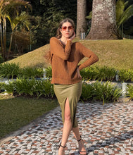 TRICOT BASICO CORES TAMANHO ÚNICO DI LUSSO - MARROM