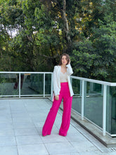 CALÇA PANTALONA  BOLSO CINTO PREGAS PINK DONNA RITZ  DI LUSSO