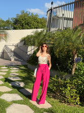 CALÇA PANTALONA  BOLSO CINTO PREGAS PINK DONNA RITZ  DI LUSSO