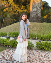 BLAZER MARTINA BOY BOTOES CINZA DI LUSSO DONNA