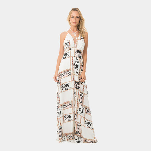VESTIDO LONGO TIRAS COLO PP TANGIER LEZ A LEZ L4952