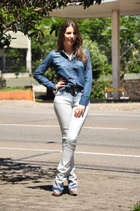 CAMISA JEANS ESCURA CANAL